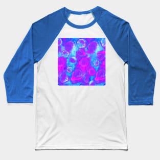 Multicolored Tie-Dye Orbs Baseball T-Shirt